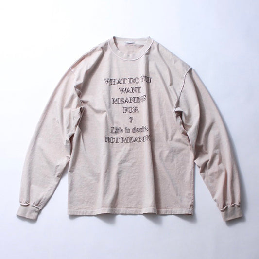 【Soe】Reverse L/S Tee