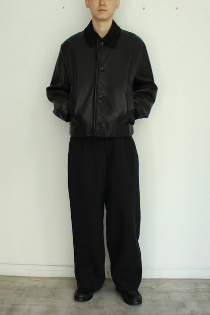 Car Jacket Cow Leather/Corduroy