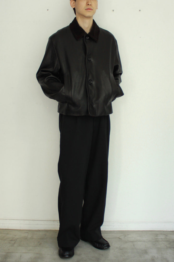 Car Jacket Cow Leather/Corduroy