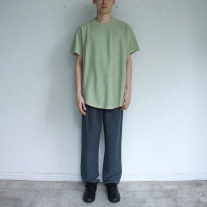 【Soe】Over Dye Round Hem Tall Tee
