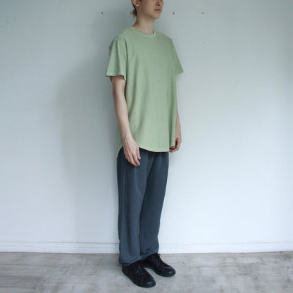【Soe】Over Dye Round Hem Tall Tee