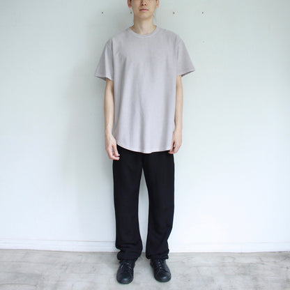 【Soe】Over Dye Round Hem Tall Tee
