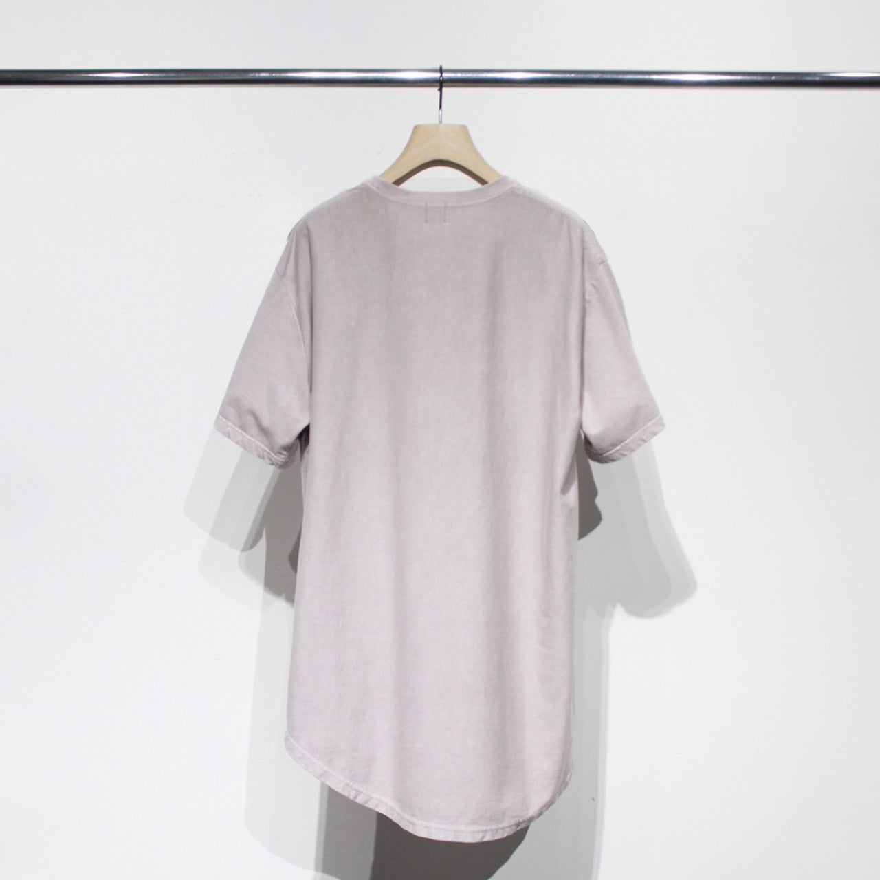 【Soe】Over Dye Round Hem Tall Tee