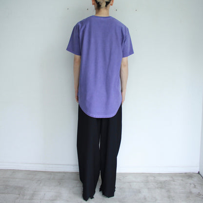 【Soe】Over Dye Round Hem Tall Tee