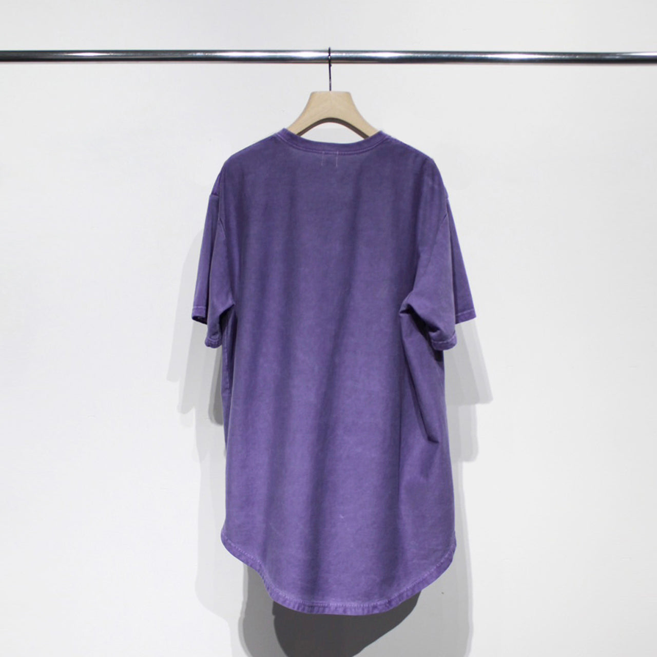 【Soe】Over Dye Round Hem Tall Tee