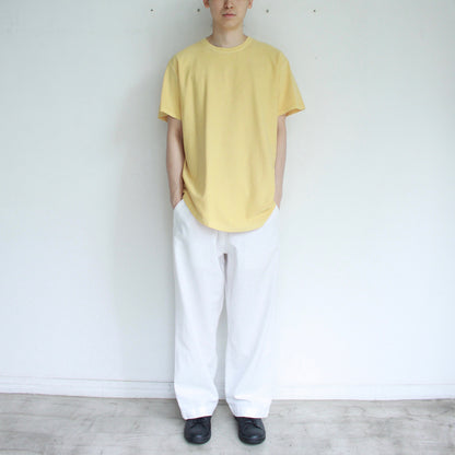 【Soe】Over Dye Round Hem Tall Tee