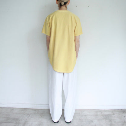 【Soe】Over Dye Round Hem Tall Tee