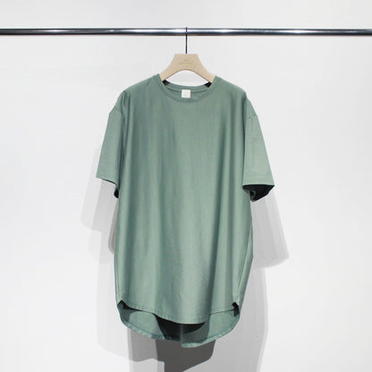 【Soe】Round Hem Tall Tee