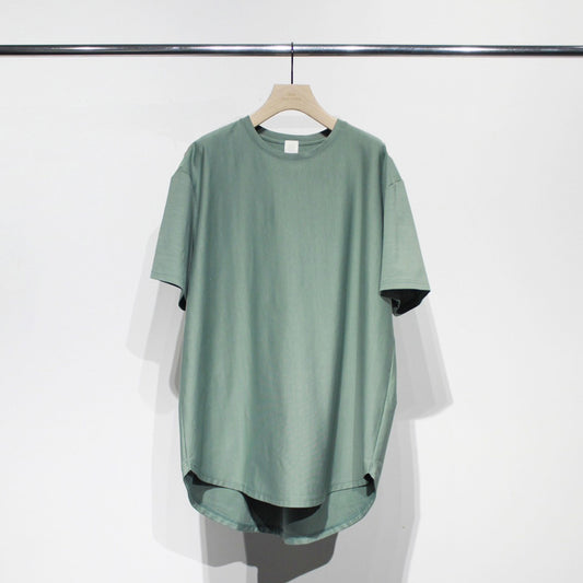 【Soe】Round Hem Tall Tee