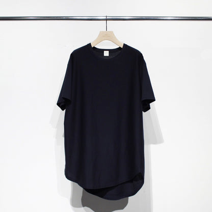 【Soe】Round Hem Tall Tee