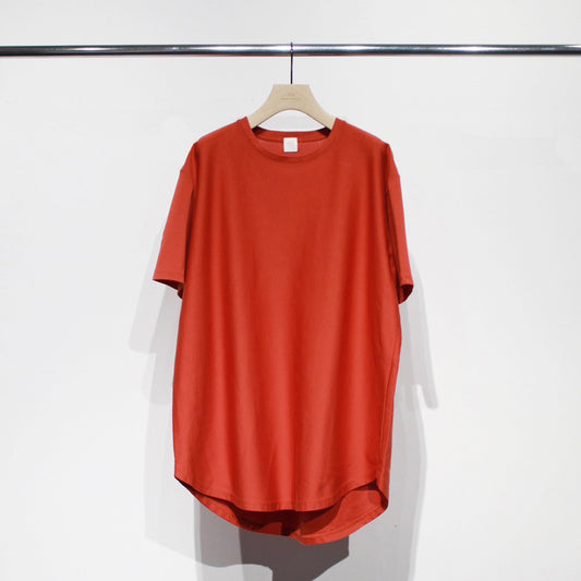 【Soe】Round Hem Tall Tee