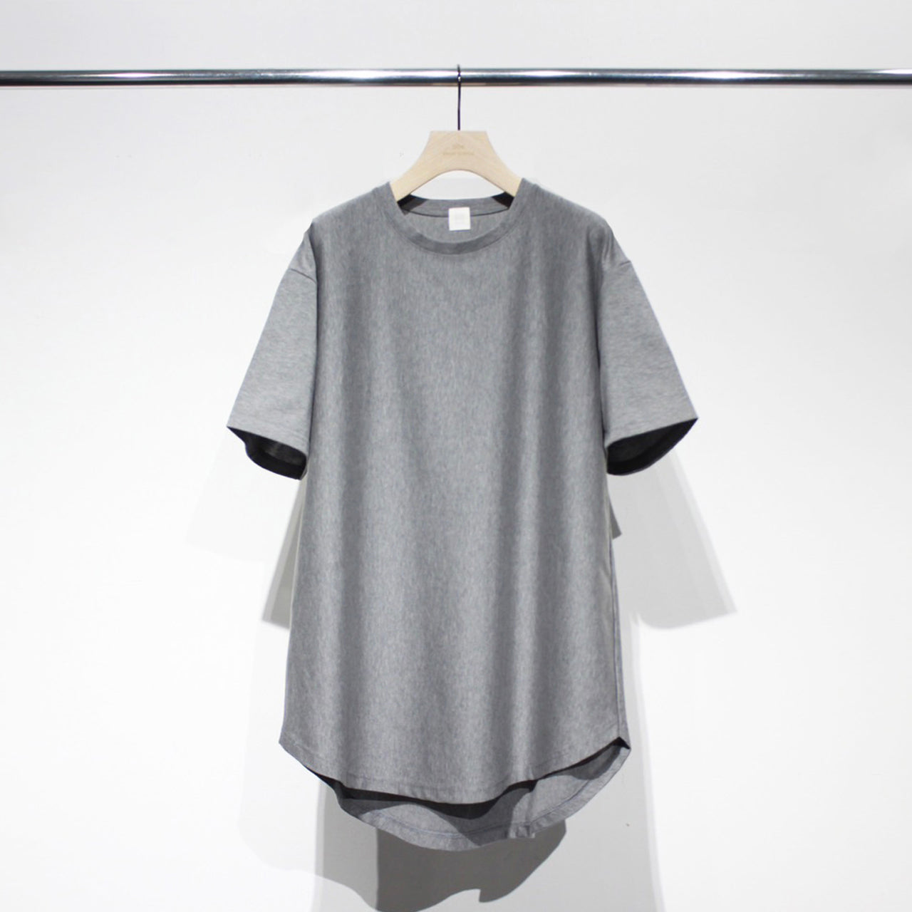 【Soe】Round Hem Tall Tee
