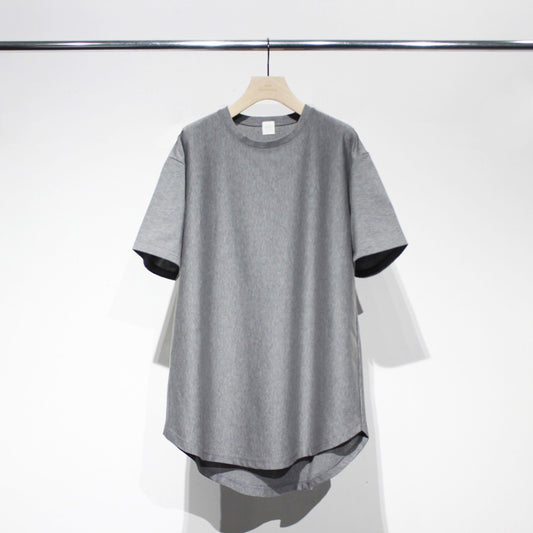 【Soe】Round Hem Tall Tee