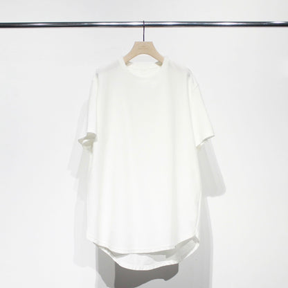 【Soe】Round Hem Tall Tee