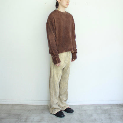 【Soe】Surface Dyed Sweater