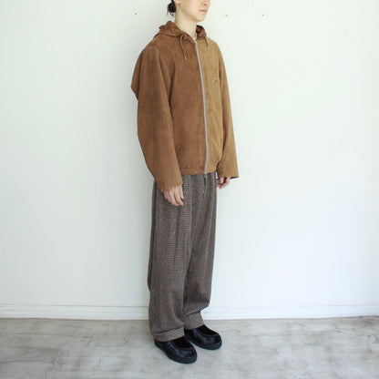 【Soe】Leather Hooded Jacket