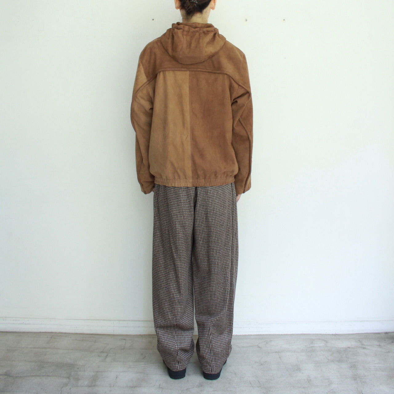 【Soe】Leather Hooded Jacket