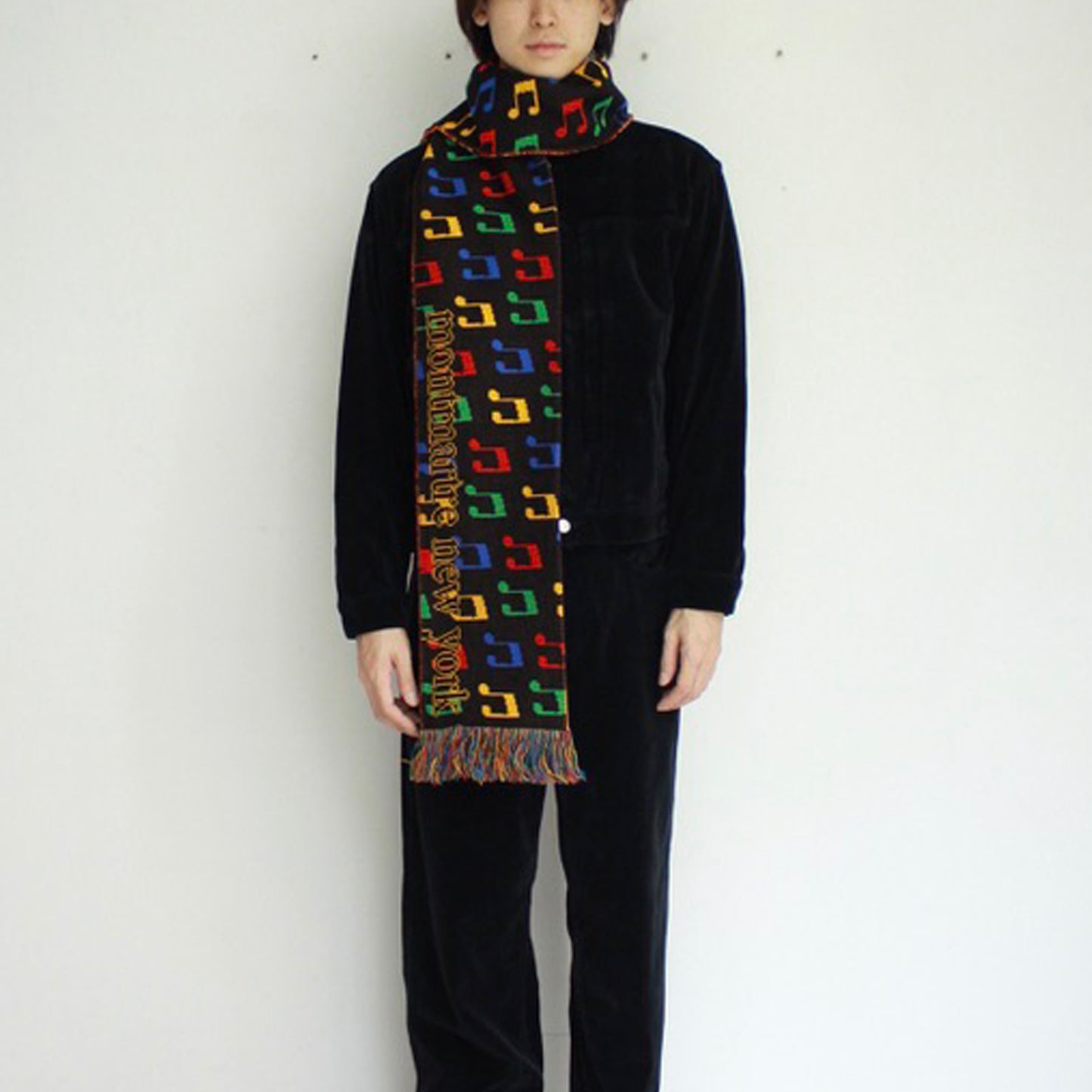 【MONTMARTRE NEW TORK】Yellow to 10 Scarf