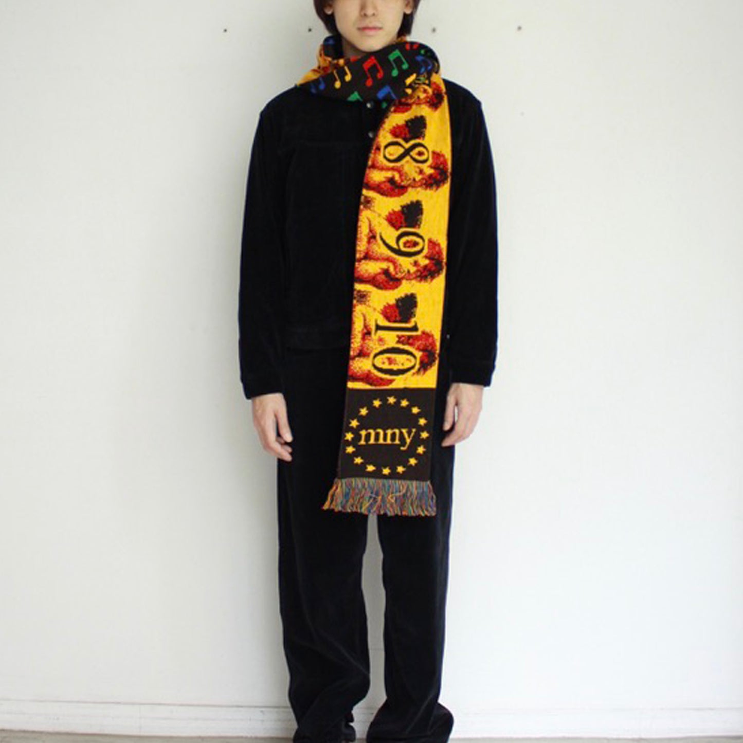 【MONTMARTRE NEW TORK】Yellow to 10 Scarf