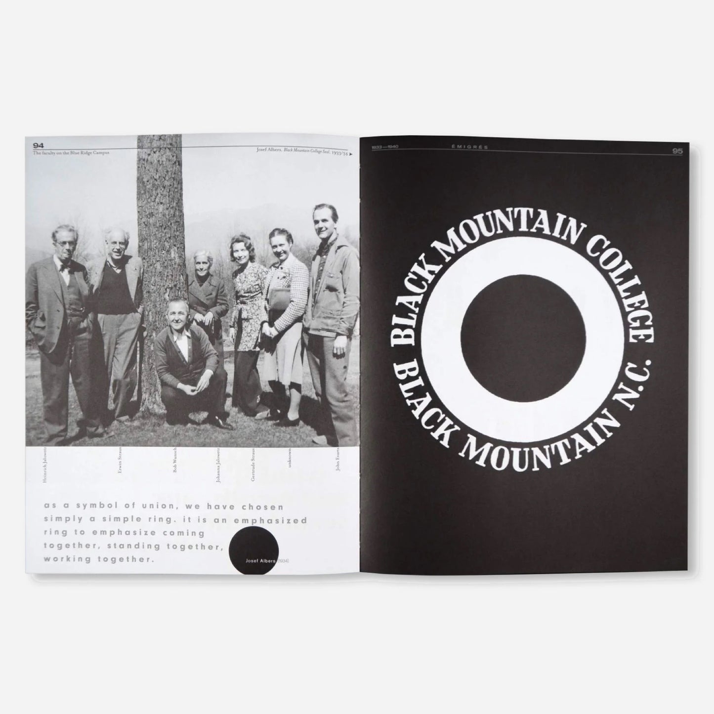 BLACK MOUNTAIN - AN INTERDISCIPLINARY EXPERIMENT 1933-1957