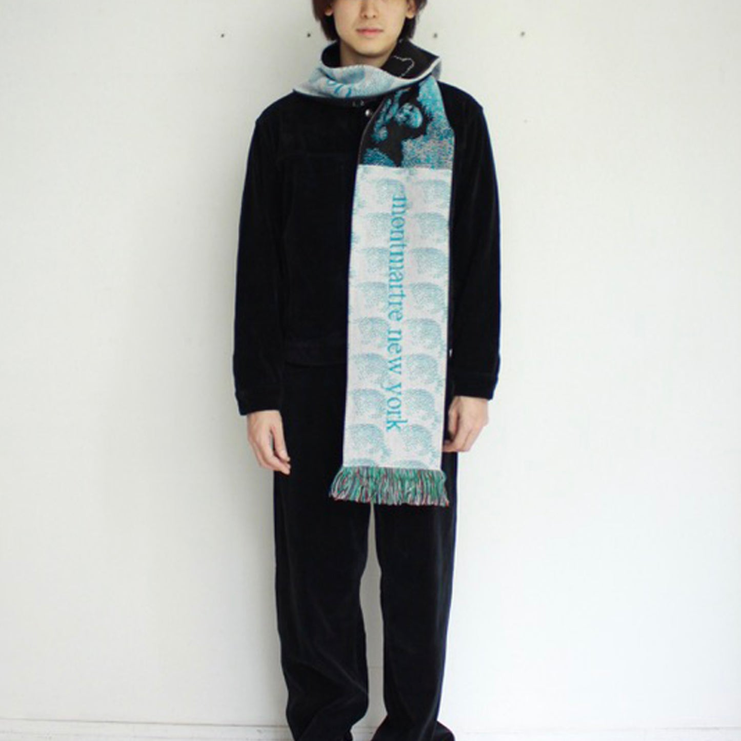 【MONTMARTRE NEW TORK】Blue Emotion Scarf
