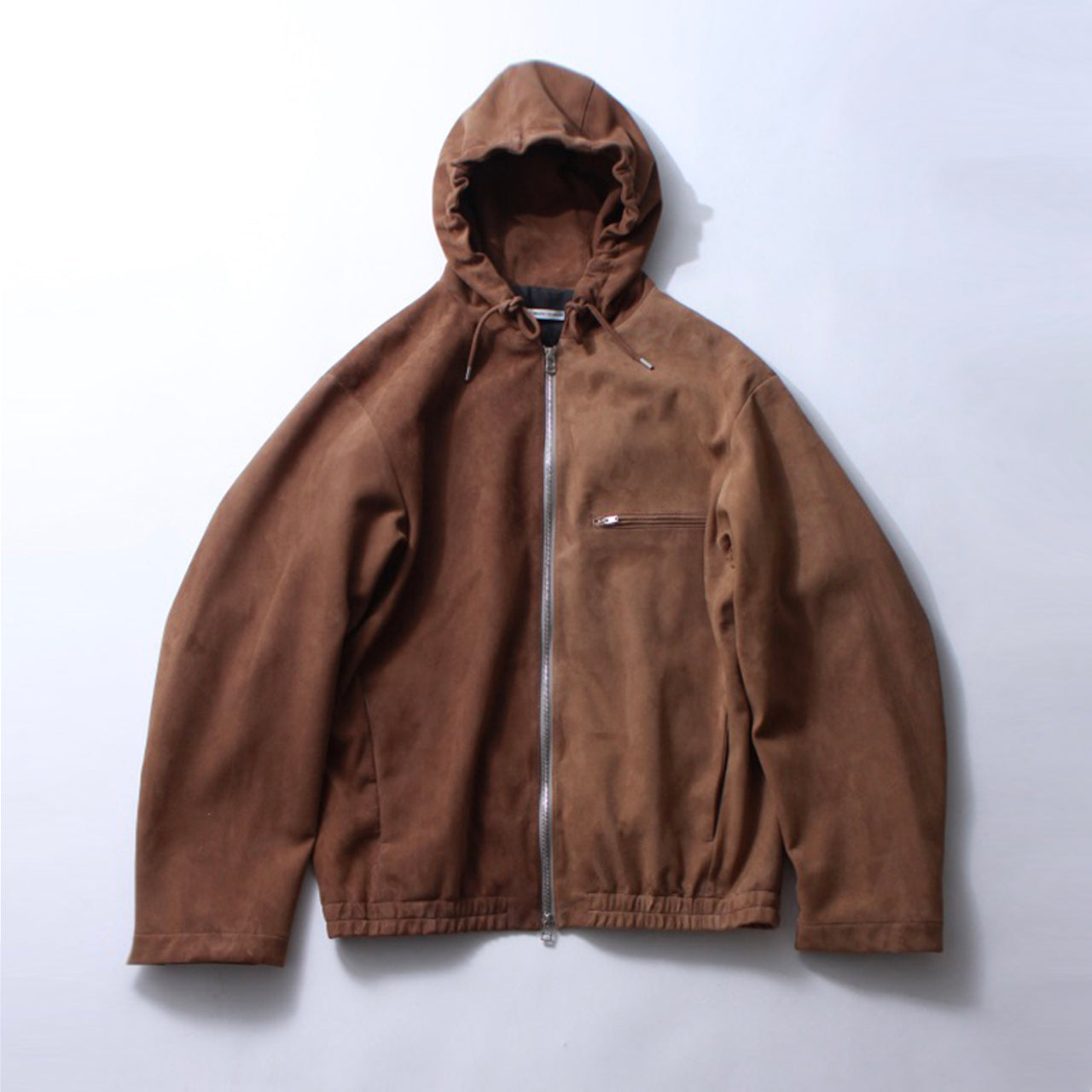 【Soe】Leather Hooded Jacket
