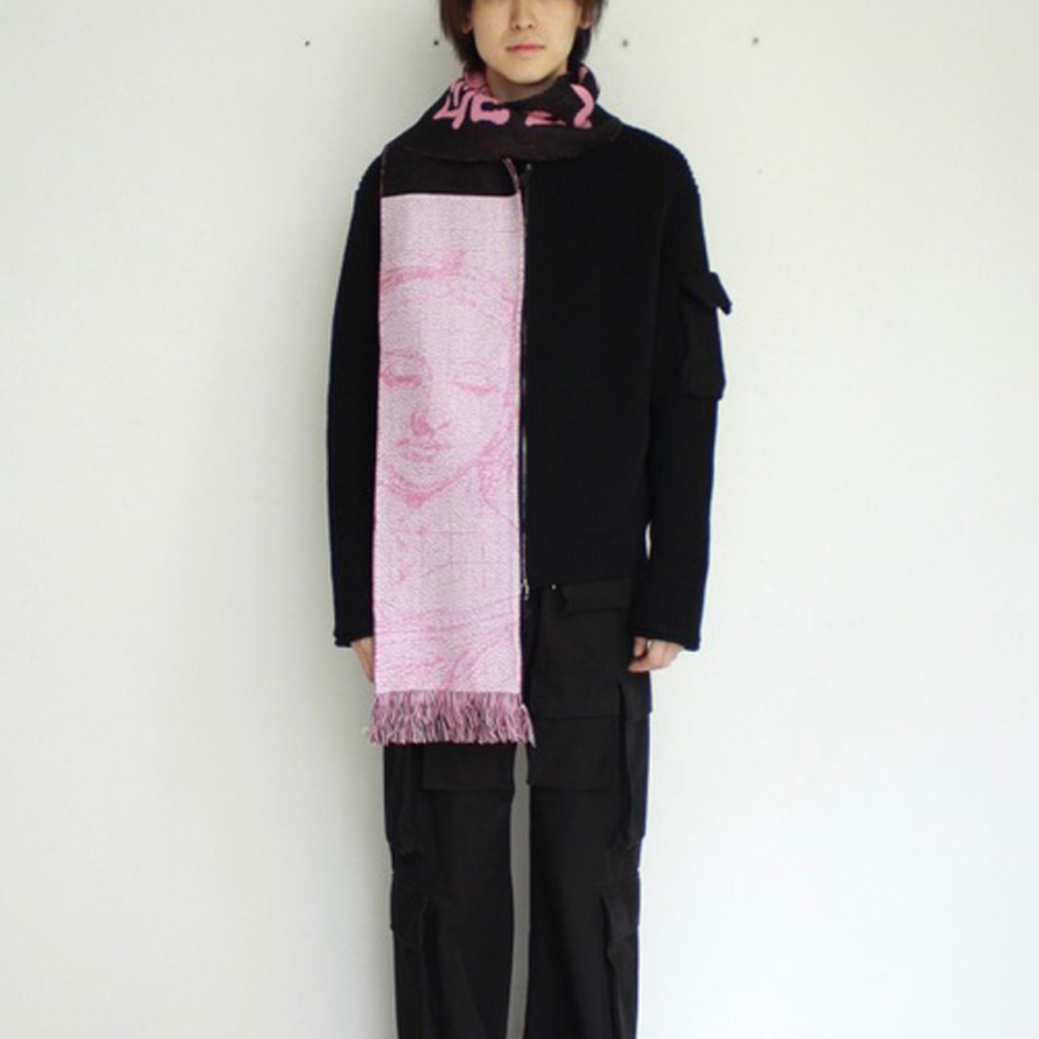 MONTMARTRE NEW TORK】Pink Tera no Bozu Scarf – M.I.U. online