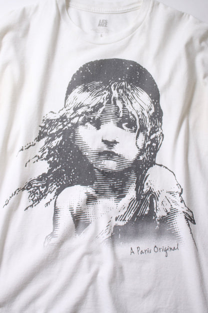 Graphic Crew Neck T-Shirts "Les Miserable"