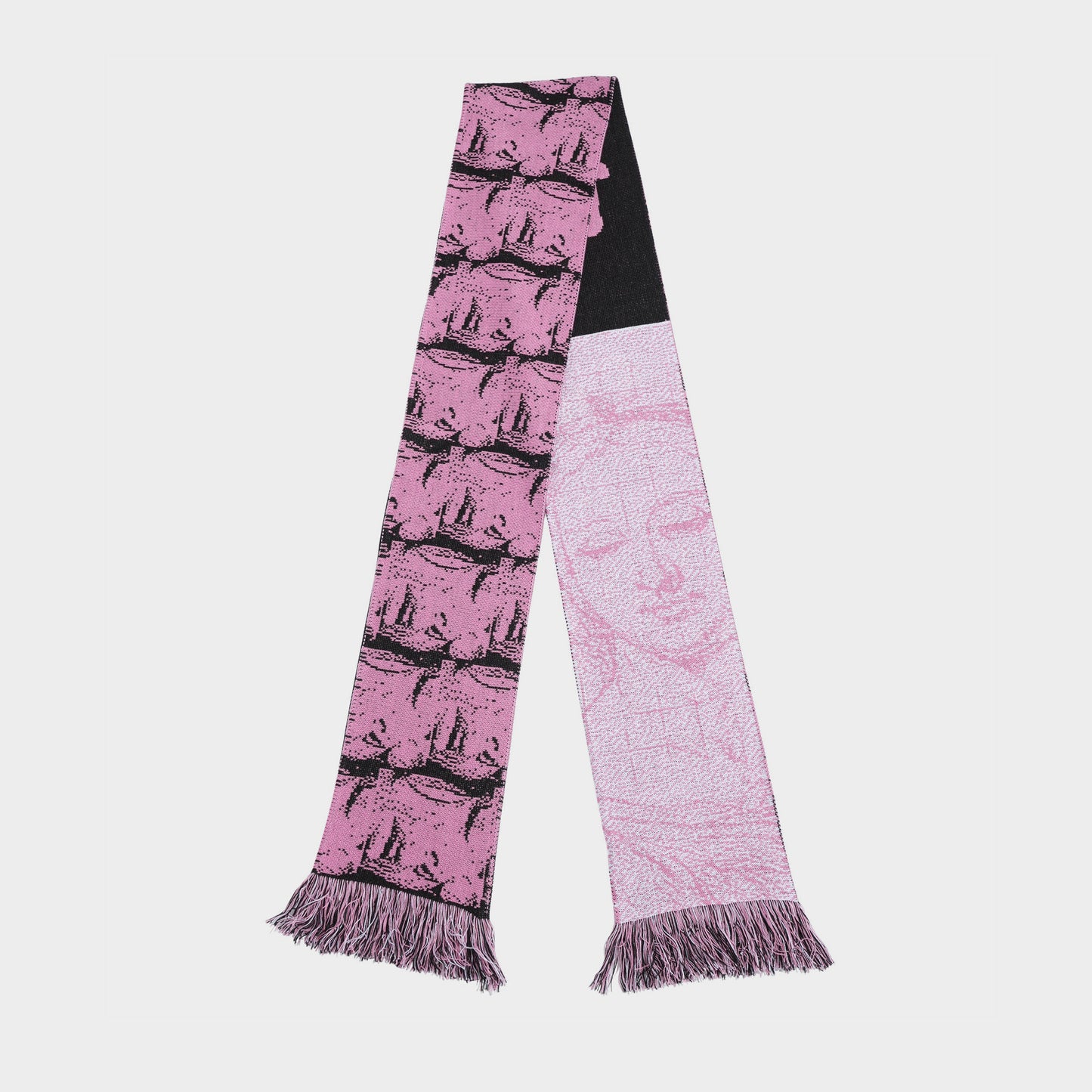 【MONTMARTRE NEW TORK】Pink Tera no Bozu Scarf