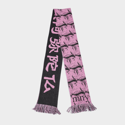 【MONTMARTRE NEW TORK】Pink Tera no Bozu Scarf
