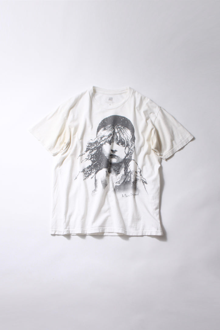 Graphic Crew Neck T-Shirts "Les Miserable"