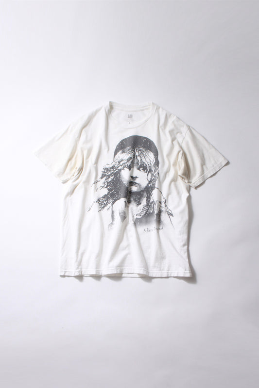 Graphic Crew Neck T-Shirts "Les Miserable"