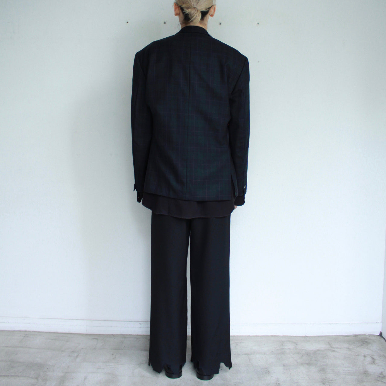 【MARINA YEE】UCC4 M.Y. Crushed Plead Open Jacket