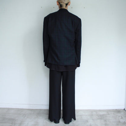 【MARINA YEE】UCC4 M.Y. Crushed Plead Open Jacket