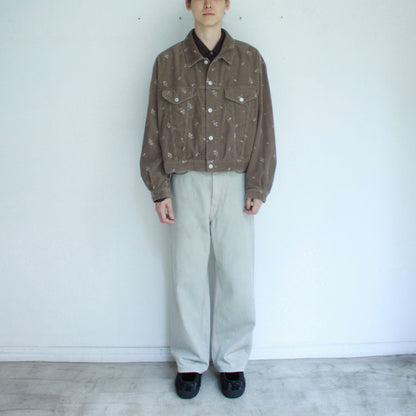 【Soe】All-Over Embroidered 3rd Jacket