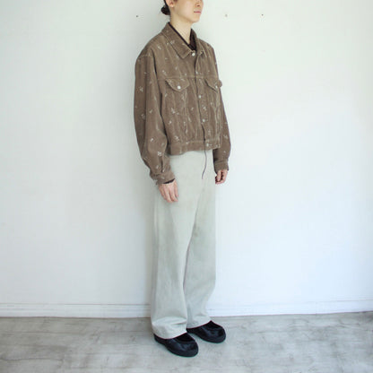 【Soe】All-Over Embroidered 3rd Jacket