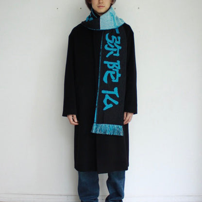 【MONTMARTRE NEW TORK】Blue Tera no Bozu Scarf