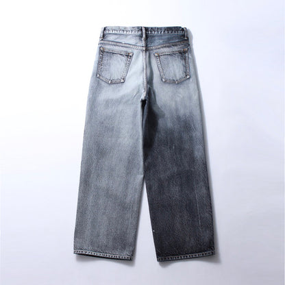 【Soe】Half & Half Regular Jeans