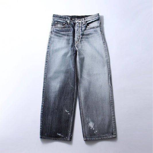 【Soe】Half & Half Regular Jeans
