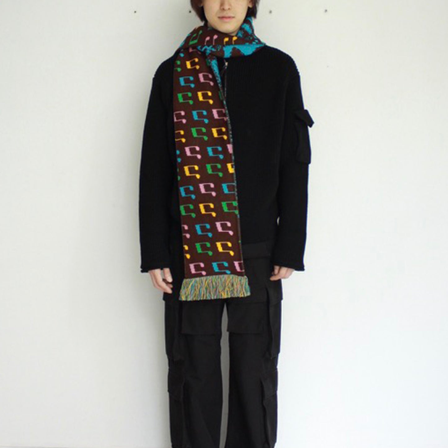 【MONTMARTRE NEW TORK】Blue to 10Scarf