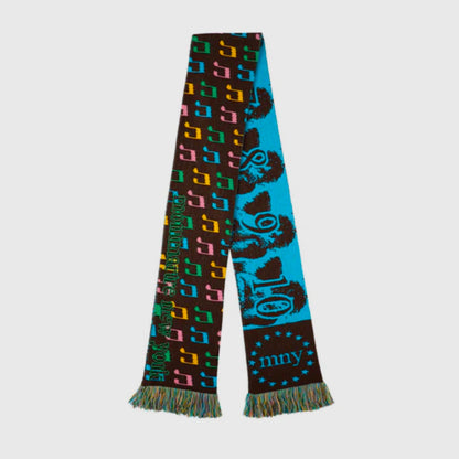 【MONTMARTRE NEW TORK】Blue to 10Scarf