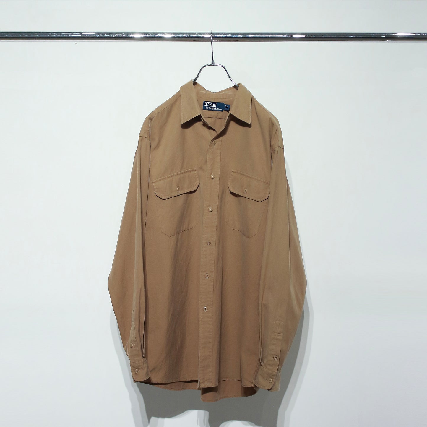 90's "Ralph Lauren” Cotton Silk Shirt