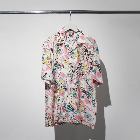 Bricks MONO H/S Allover Printed Camp Collar SH