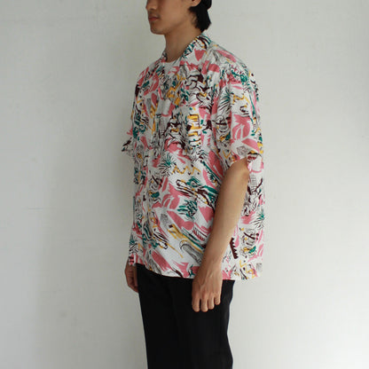 Bricks MONO H/S Allover Printed Camp Collar SH