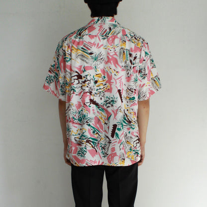 Bricks MONO H/S Allover Printed Camp Collar SH
