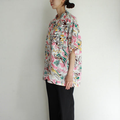 Bricks MONO H/S Allover Printed Camp Collar SH