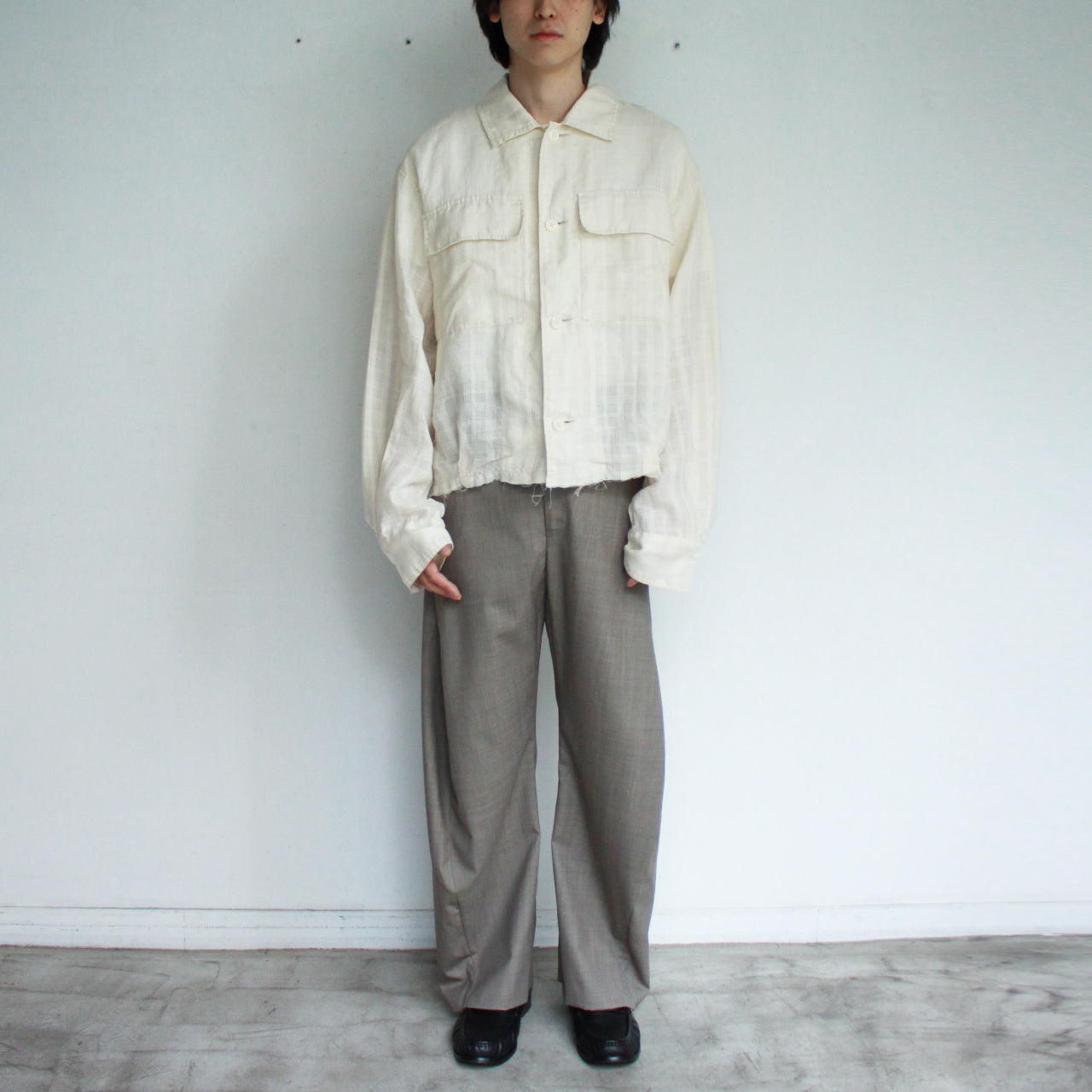 【Fujimoto】Heat Treatment Cut Jacket