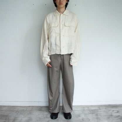 【Fujimoto】Heat Treatment Cut Jacket