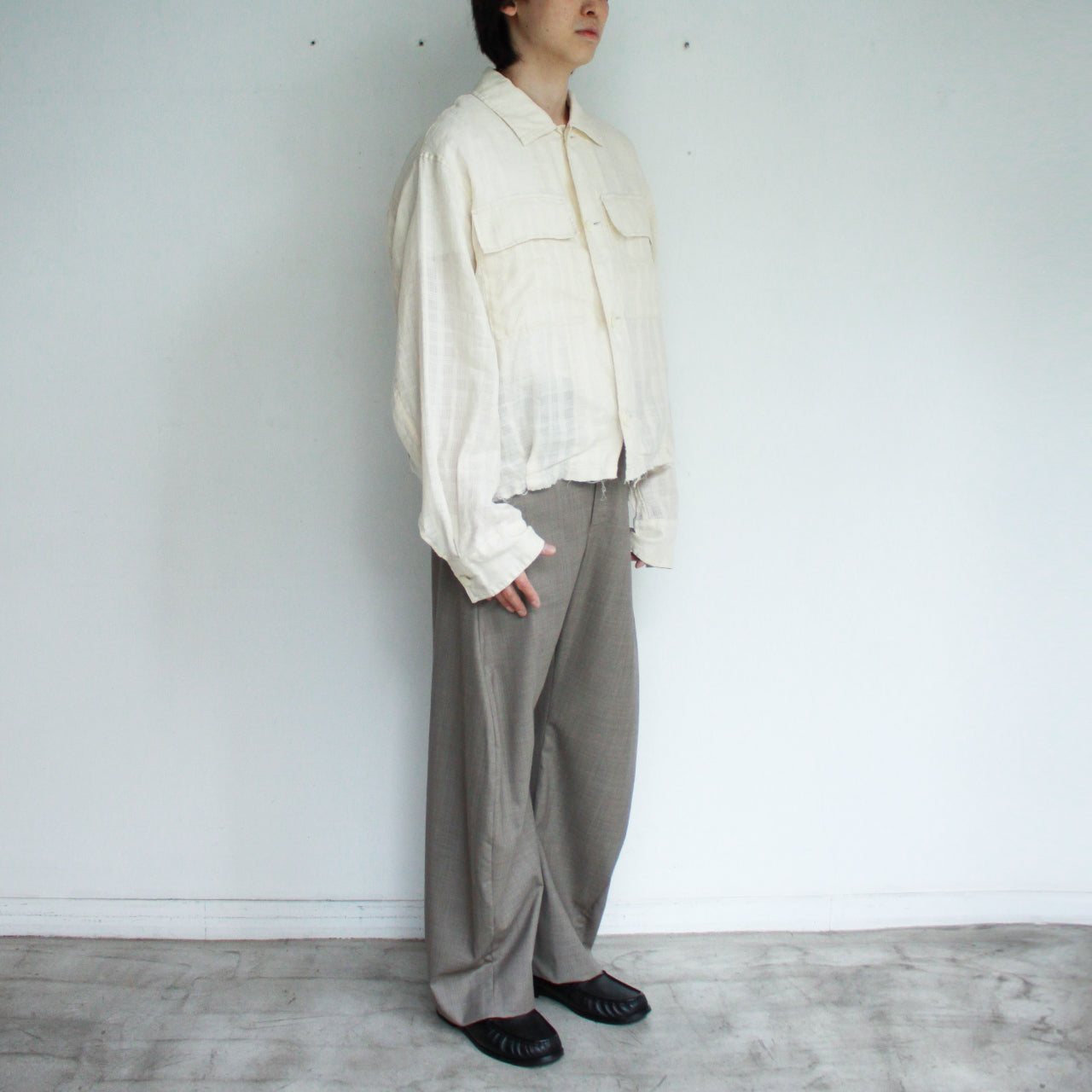 【Fujimoto】Heat Treatment Cut Jacket