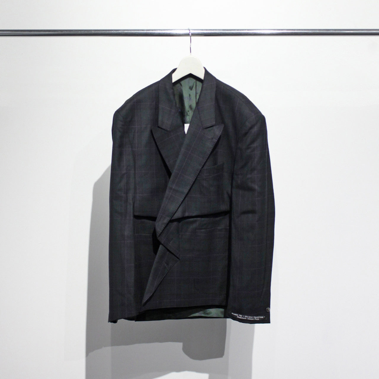 【MARINA YEE】UCC4 M.Y. Crushed Plead Open Jacket